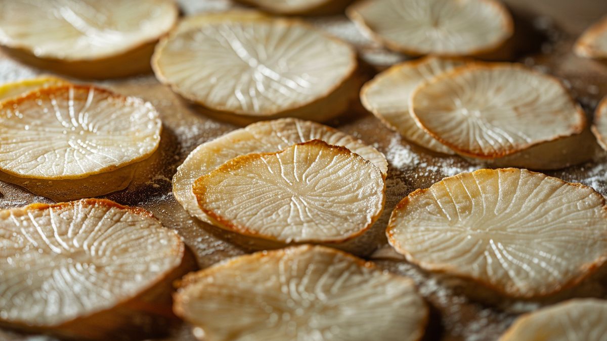 Recette de sandre en écaille de pommes de terre
