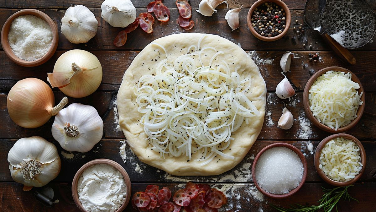Recette rapide de Tarte flambée