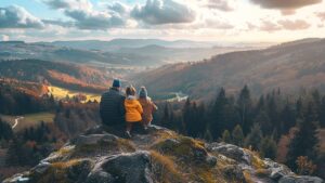 Un sommet des Vosges familial avec une vue spectaculaire sur l'Alsace